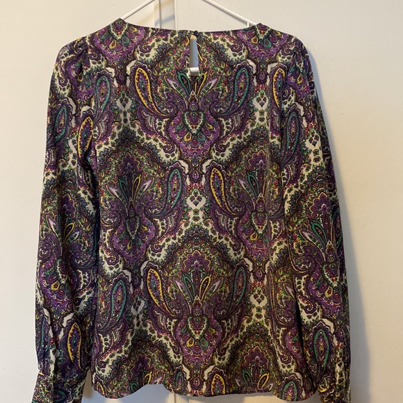 Patterned J. Crew blouse - Picture 2 of 3